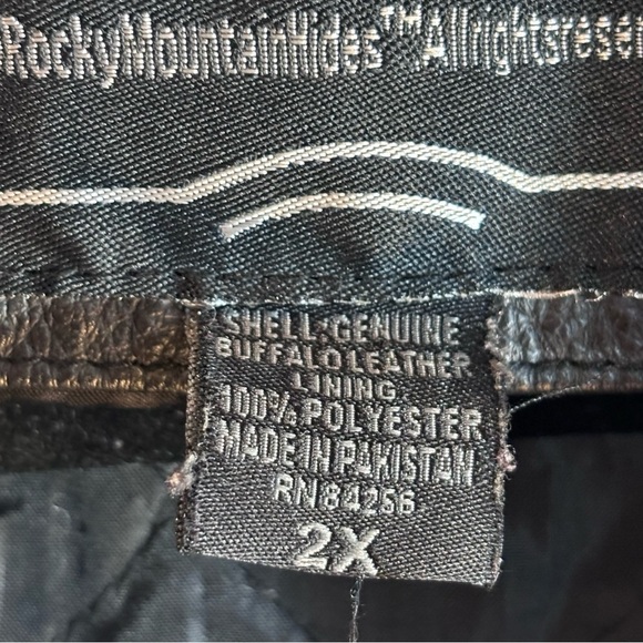 ROCKY MOUNTAIN HIDES Sz 2XL Jacket First Manufacturing Filmore Buffalo Leather - Picture 14 of 14